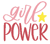 bowtotoecrafts girl power bowtotoecrafts Sticker