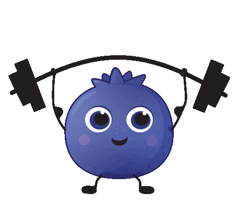 Fruit Weightlifting Sticker by California Pops