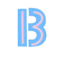 b lettering Sticker by AF ILLUSTRATIONS
