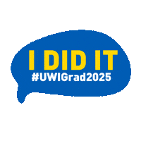 Uwigrad2025 Sticker by UWI St. Augustine