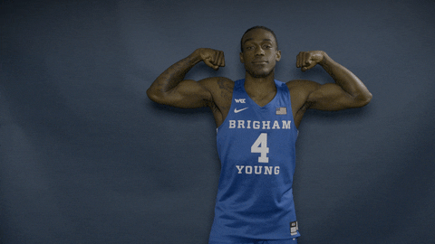 Byu Basketball GIF by BYU Cougars