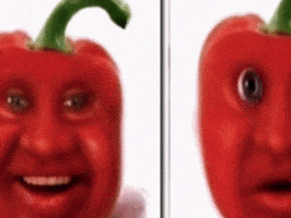 Shocked Pepper GIF