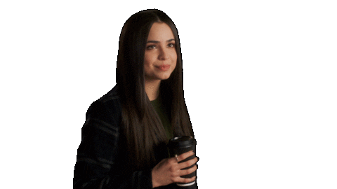 Sofia Carson Coffee Sticker by Pretty Little Liars