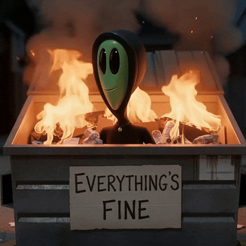 Stressed Burnt Out GIF by Lonely Aliens