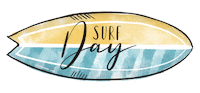 andreabraeuning day holidays surf ferien Sticker