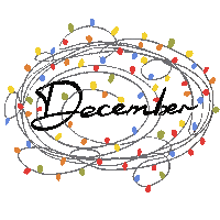December Garland Sticker