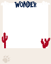 Frame Cactus Sticker by The University of Arizona