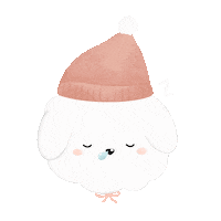 Sleepy Dog Sticker