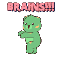 Teddy Bear Halloween Sticker by BEARISH