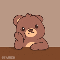Bored Teddy Bear GIF by BEARISH