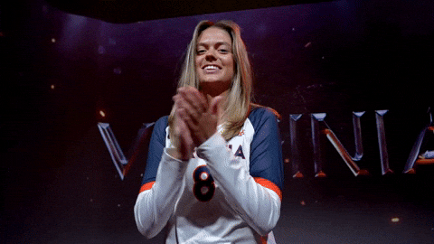 Uva Go Hoos GIF by Virginia Athletics