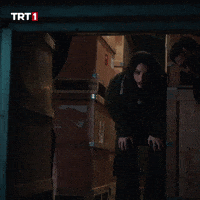 Sneaking Look Back GIF by TRT