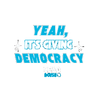 dcusu university voting democracy elections Sticker