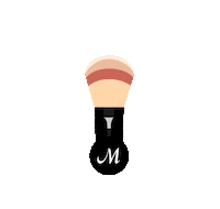 marchettioficial makeup maquiagem pincel makeup brush Sticker