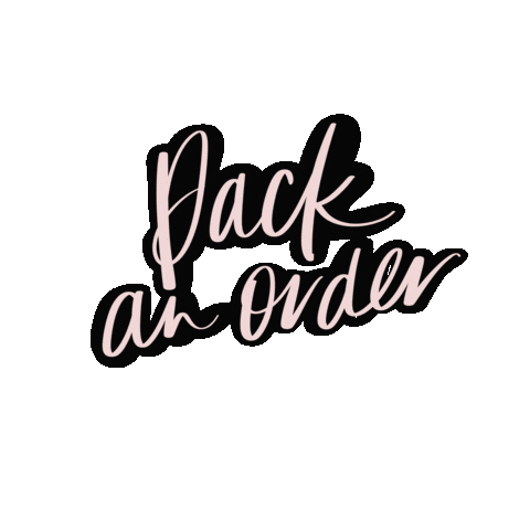 Packanorder Sticker by villabeautifful