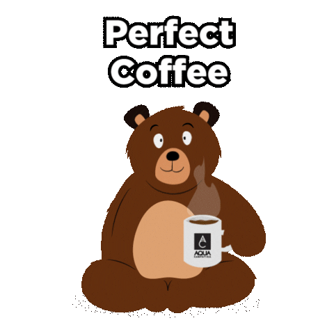 Coffee Bears Sticker by AQUA  Carpatica