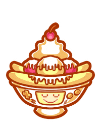 Gameboy Sundae Sticker by RetroModdingCom