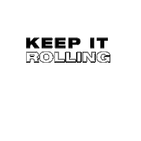 skfactory skate sk8 skf keep it rolling Sticker
