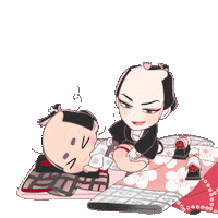 shu-cream oshiri momomancomics momomanji momoman Sticker