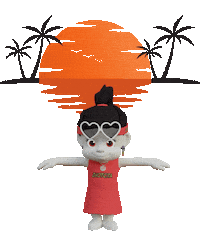 Beautiful Sky Sunset Sticker by Zhotcita