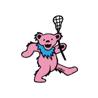 lacrosseunlimited trippy lacrosse lax grateful dead Sticker