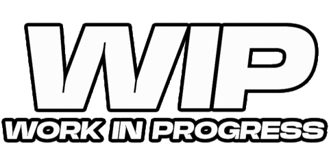 powertype giphyupload working wip font Sticker