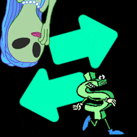 KoinDX kiss money alien defi GIF