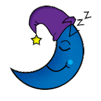 Tired Good Night Sticker