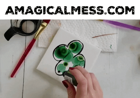 st patricks day art GIF by A Magical Mess