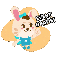 Rabbit Event Sticker by Accurate Indonesia