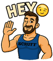 Woof Scrufflatino Sticker by SCRUFF