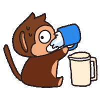 Tired Good Morning Sticker by Chimpers