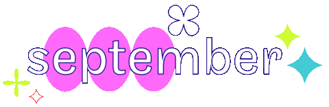 Flowers September Sticker by Ana Bekoa