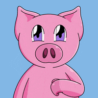 Piggyverse yes ok yay okay GIF