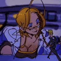 Anime Girl Scientist GIF