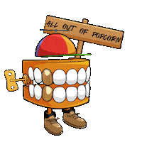 Illustration Popcorn Sticker by Grillz Gang
