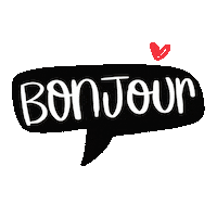 Bonjour Sticker