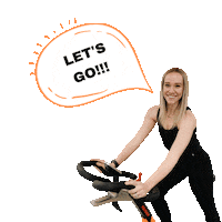 Lets Go Spin Sticker by Rush Cycle Bakersfield