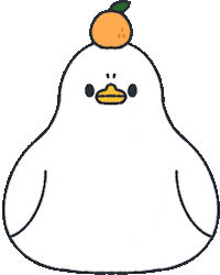Orange Wtf Sticker