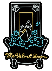 Dog Spa Sticker by VelvetDoorSpa
