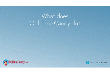 faq old time candy GIF by Coupon Cause