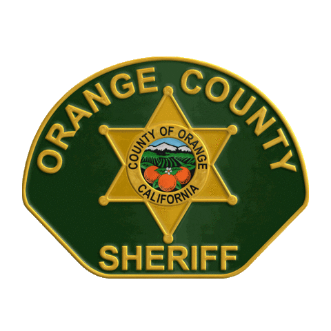 Police Patch Sticker by Orange County Sheriff's Dept