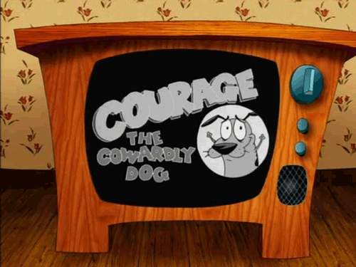 courage the cowardly dog GIF