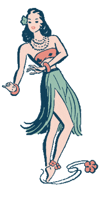 Tikigirl Sticker