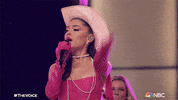 Ariana Grande Singing GIF by The Voice