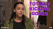 goals kicking GIF by theblock