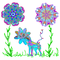 Rainbow Melting Sticker by daisy maize