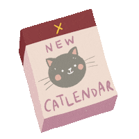 Calendar New Month Sticker by Stickerrific
