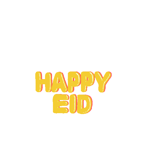 Eid Happy Eid Sticker by OBJECTS