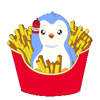 Burger King Friday Sticker by Pudgy Penguins